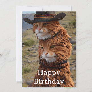 Tweeling van Whiskers: Onbreekbare Bond Feestdagenkaart