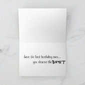 ***TWEELING*** VERJAARDAGSWENSEN VAN *PRATENDE VOE KAART (Binnen)