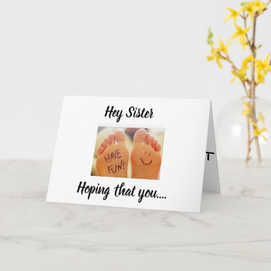 ***TWEELING*** VERJAARDAGSWENSEN VAN *PRATENDE VOE KAART (Gele Bloem)