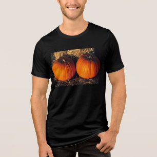 Tweeling Vintage Pompoenen Tri-Blend Shirt