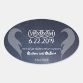 Tweeling Vlam Stickers (Voorkant)