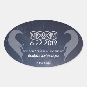 Tweeling Vlam Stickers