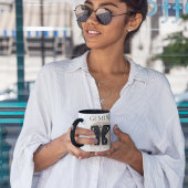 Tweeling Vrouwelijk Zodiac Design Bruin Zwart 15 O Mok