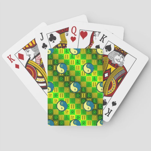 Tweeling & Water Geit Pokerkaarten (Achterkant)