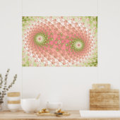 Tweeling Watermeloenen Poster (Keuken)