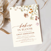 Tweeling Wildflower Baby's in Bloom Baby shower Kaart