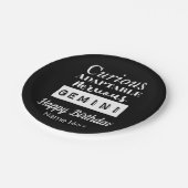 Tweeling Zodiac Leuke Kenmerken Verjaardag Papieren Bordje (Gekanteld)