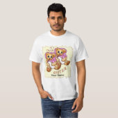 Tweeling Zus Beer T-shirt (Voorkant volledig)