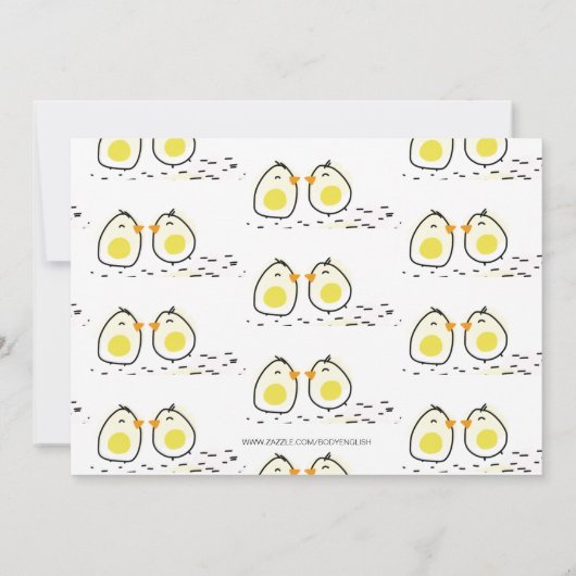 Tweeling Zwangere Zwangere Moeder Met Parasol Aankondiging (Achterkant)