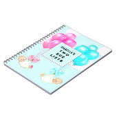 Tweeling Zwangerschap Planner Notitieboek (Linkerzijde)