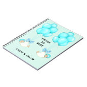 Tweeling Zwangerschapsdagboek Notitieboek (Linkerzijde)