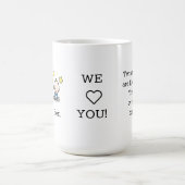 Tweelingbaby's cadeau: We houden van mama Mok, 2 j Koffiemok (Center)