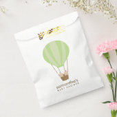 Tweelingbaby's in het Baby shower van de Groene Ba Bedankzakje (Gezegeld)