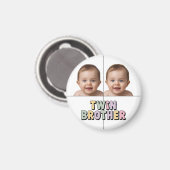 Tweelingbroer baby magneet (Voorkant / Achterkant)