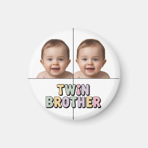 Tweelingbroer baby magneet