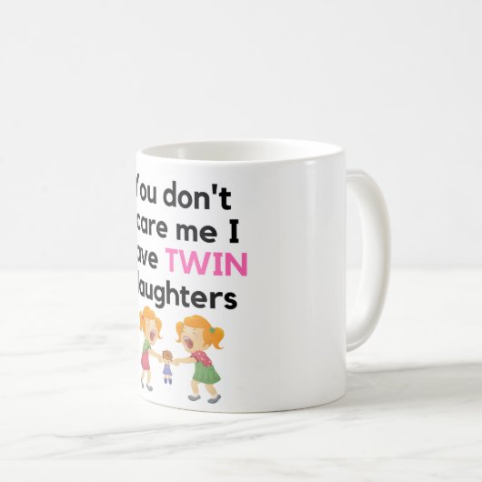 Tweelingdochters koffie-mok koffiemok (Voorkant rechts)