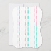 Tweelingdoopuitnodiging Kaart (Achterkant)