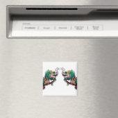 Tweelingdragons Magneet (Insitu (Vaatwasser))