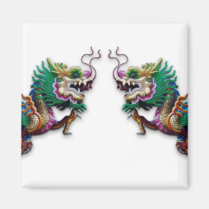 Tweelingdragons Magneet