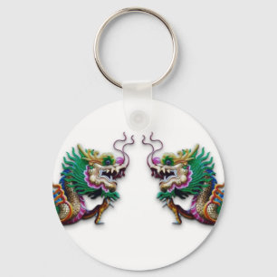 Tweelingdragons Sleutelhanger
