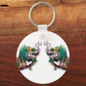 Tweelingdragons Sleutelhanger (Voorkant)