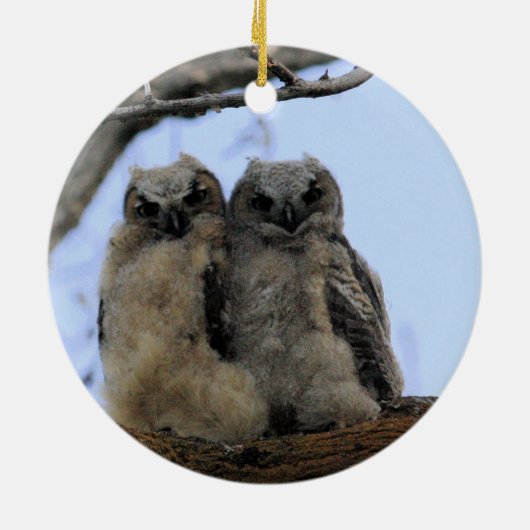 Tweelingeigenaar - Keramisch siermiddel Ornament (Achterkant)