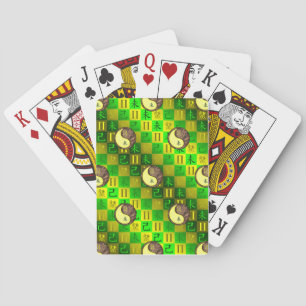 Tweelingen & Aard Geit Pokerkaarten