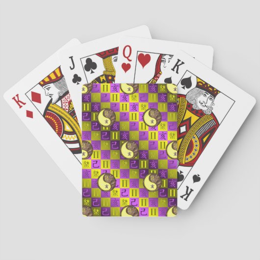 Tweelingen & Aard Varken Pokerkaarten (Achterkant)
