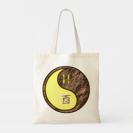 Tweelingen & Aarde Haan Tote Bag (Achterkant)