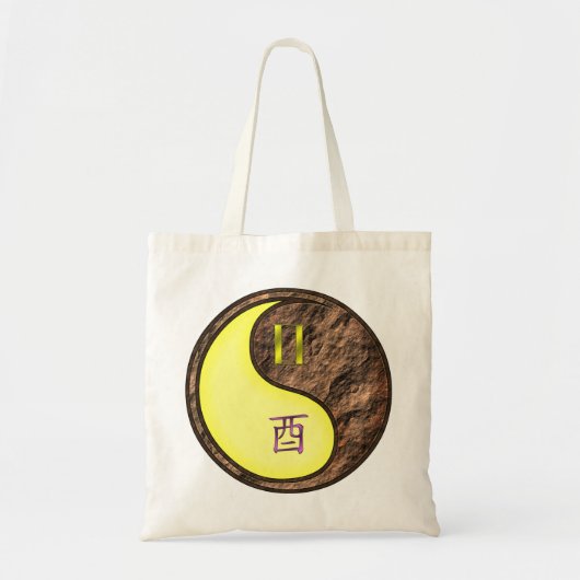 Tweelingen & Aarde Haan Tote Bag (Voorkant)