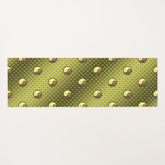 Tweelingen & Aarde Konijn Yogamat (Achterkant (horizontaal))