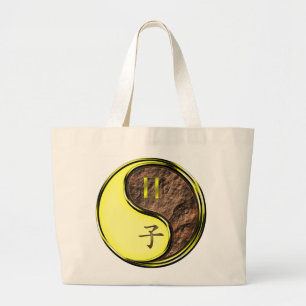 Tweelingen & Aarde Rat Grote Tote Bag