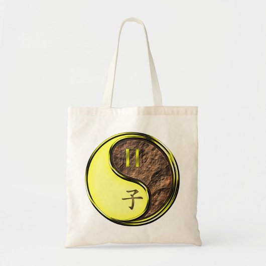Tweelingen & Aarde Rat Tote Bag (Voorkant)