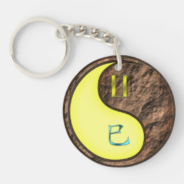 Tweelingen & Aarde Slang Sleutelhanger