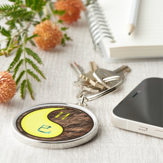 Tweelingen & Aarde Slang Sleutelhanger (Zijkant)