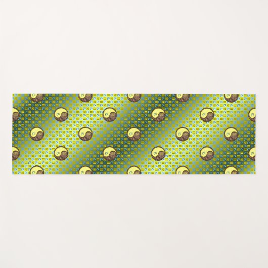 Tweelingen & Aarde Slang Yogamat (Voorkant (horizontaal))