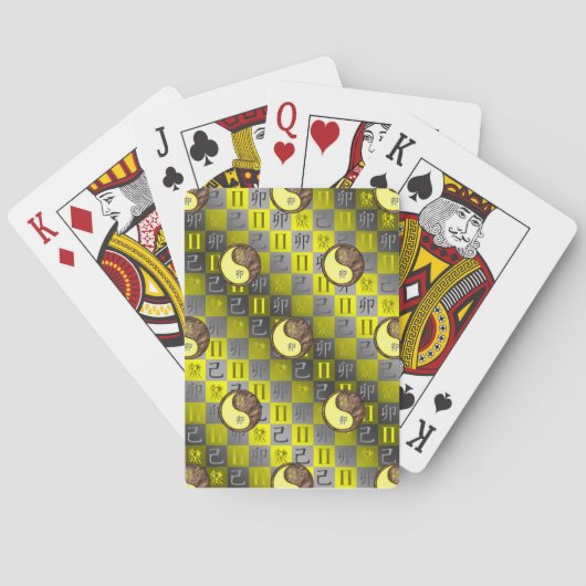 Tweelingen & Aardese Haas Pokerkaarten (Achterkant)