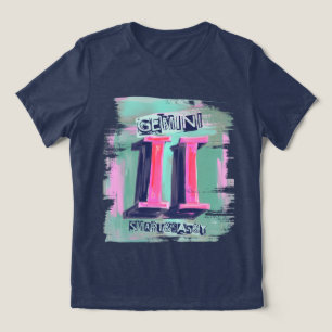 Tweelingen astrologie tweeling geboorte teken zodi Tri-Blend shirt