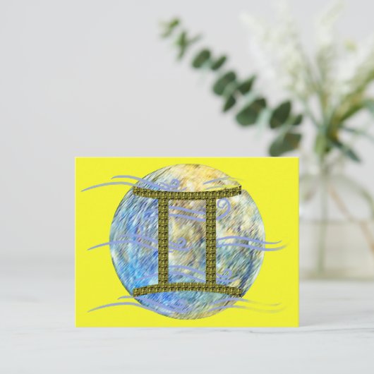 Tweelingen Briefkaart (Staand voorkant)