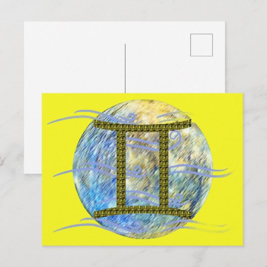 Tweelingen Briefkaart (Voorkant / Achterkant)