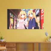 Tweelingen Canvas Afdruk (Insitu (Woonkamer))