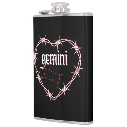 Tweelingen Constellation Gothic Dark Celestial Edg Heupfles (Links)