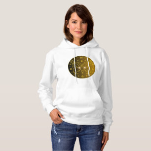Tweelingen Dierenriem Embleem Minimaal Hemels Sy Hoodie