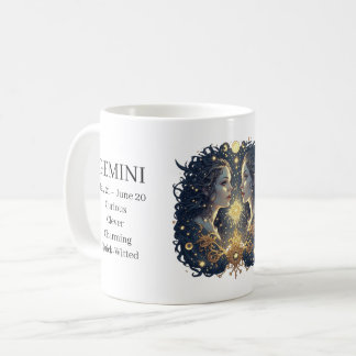 Tweelingen Dierenriem Hemelse Kunst & Aangepaste E Koffiemok