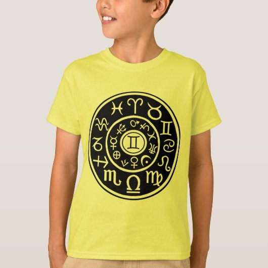 Tweelingen Dierenriem T-shirt (Voorkant)