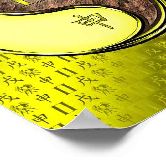 Tweelingen en Aardaap Poster (Hoek)