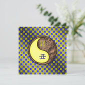 Tweelingen en Aarde Os Kaart (Staand voorkant)