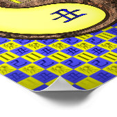 Tweelingen en Aarde Os Poster (Hoek)