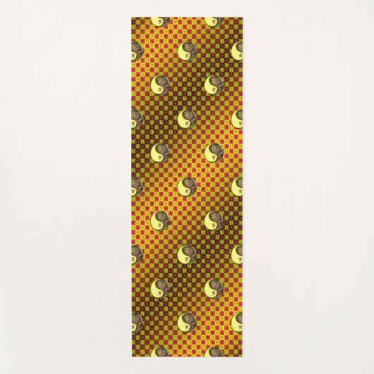 Tweelingen en aarde tijger yogamat (Voorkant)