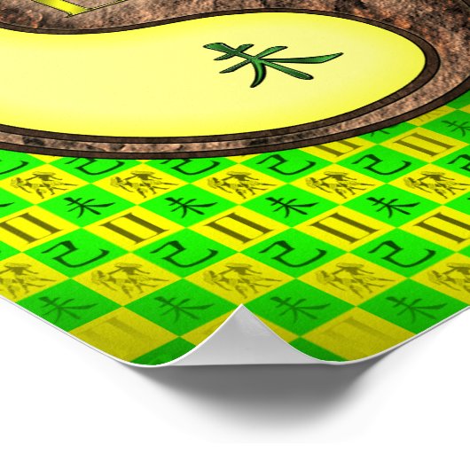 Tweelingen en aardgeit poster (Hoek)